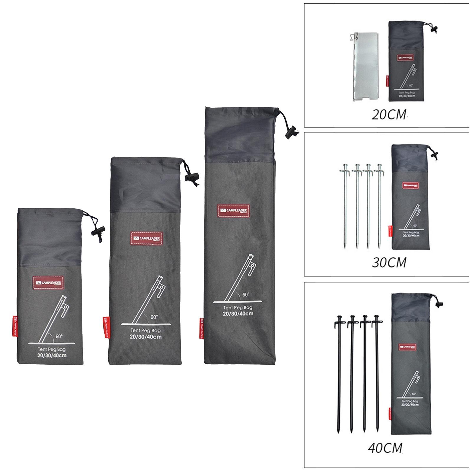 Cheap Goat Tents Camping Tent Stakes Holder Tent Peg Nails Container Storage Bag  Pouch Nylon Sack Camp Accesorries   